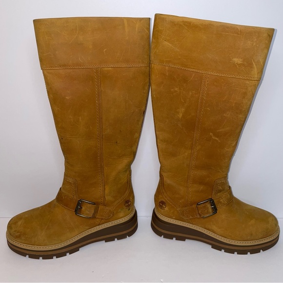 Timberland Cervinia Valley 16" Tall Brown Leather Boots - Picture 12 of 16